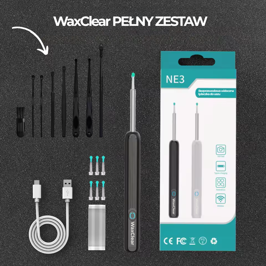 WaxClear™ – Inteligentne czyszczenie uszu z wykorzystaniem zaawansowanej technologii
