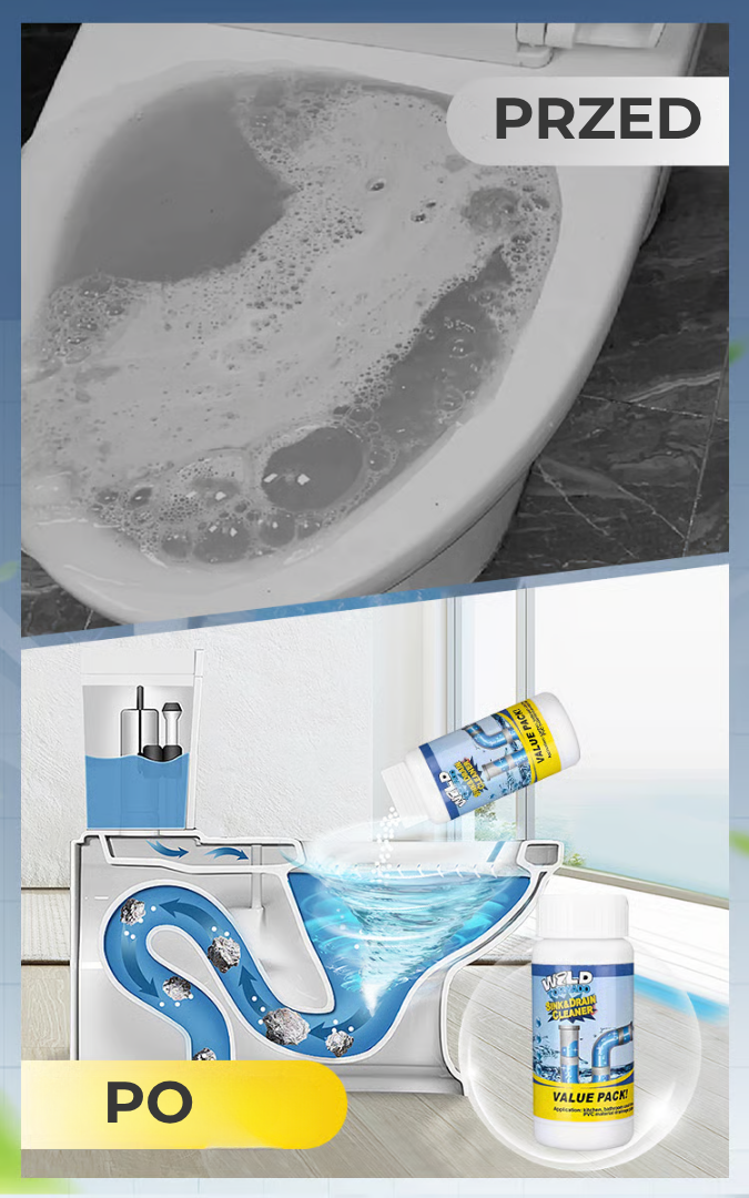 EcoFlow™ | Zatkane rury? Ten enzymatyczny środek usuwa zatory bez agresywnych chemikaliów!