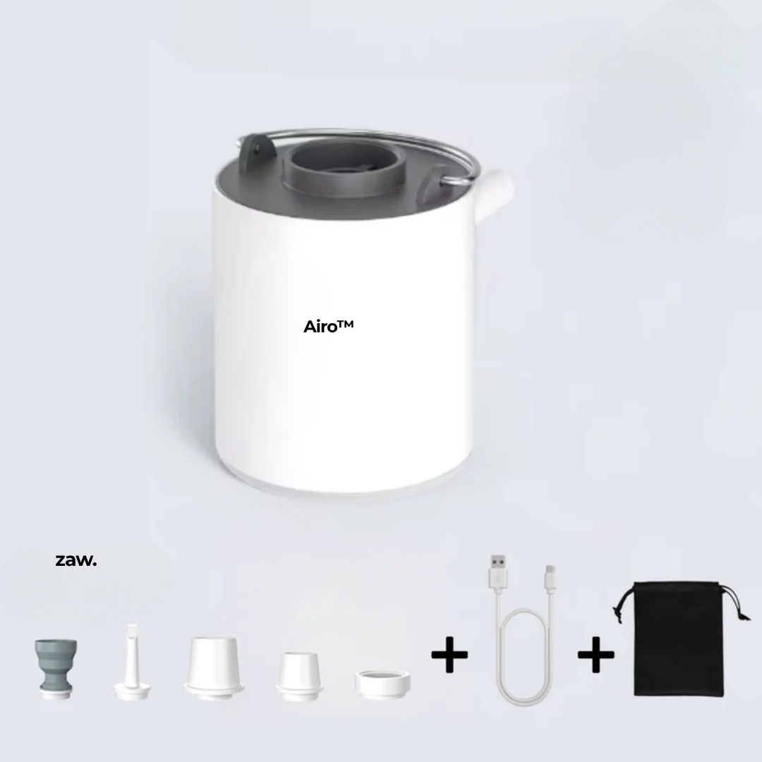 Airo™ | Kieszonkowa pompka z mocą, która zastępuje Twoje płuca!