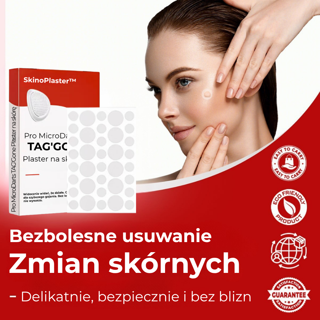 SkinoPlaster™ Pro MicroDarts TAG'Gone | Usuń wiszące znamiona bezboleśnie – bez blizn, bez cięć, bez stresu!