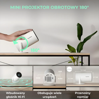 Zentro™ | Mobilne Kino 130" w Twoim Domu