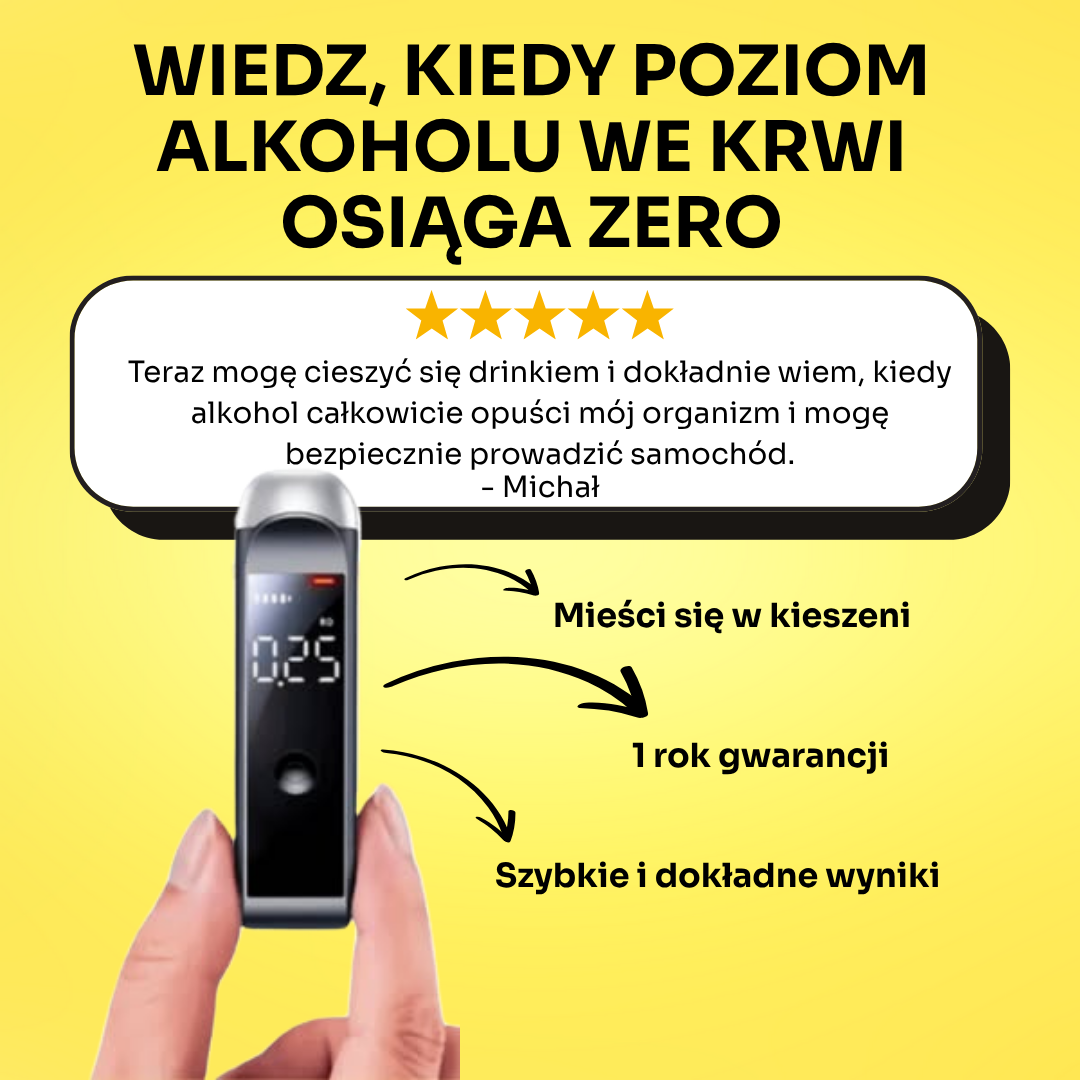 BlowSafe™ – przenośny alkomat, któremu zaufały tysiące osób w całej Europie 🇵🇱