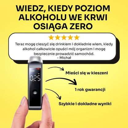 BlowSafe™ – przenośny alkomat, któremu zaufały tysiące osób w całej Europie 🇵🇱