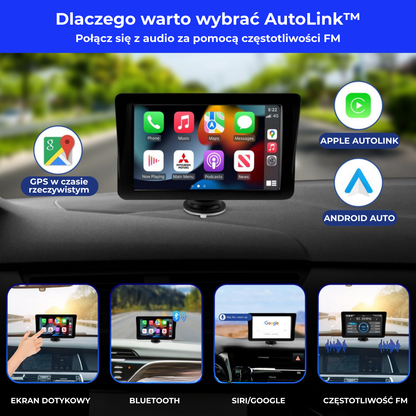 AutoLink™ | Zmień każdy samochód w inteligentny system infotainment w zaledwie 2 minuty!