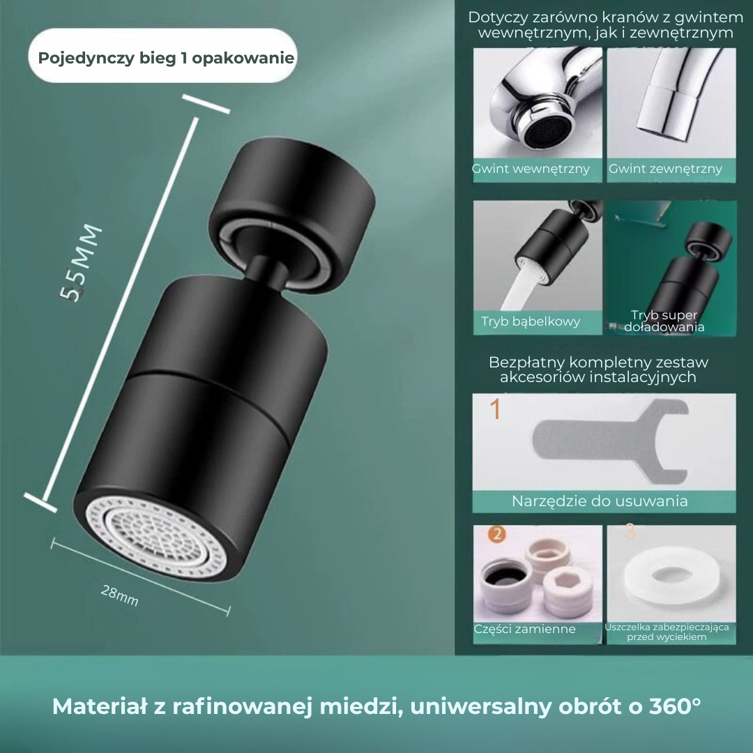 Flow360™ | Bateria 720° Luxury – Styl, Wytrzymałość i Inteligentna Funkcjonalność w Jednym!