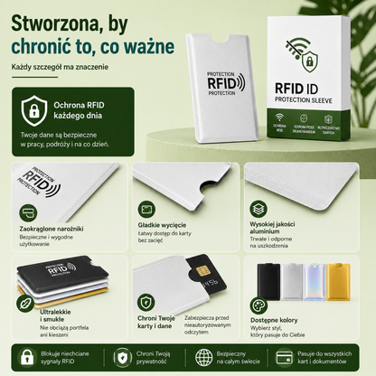 CardProtect™ | Chroń swoje karty przed nieautoryzowanym odczytem RFID.