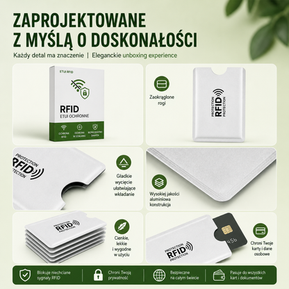 CardProtect™ | Chroń swoje karty przed nieautoryzowanym odczytem RFID.