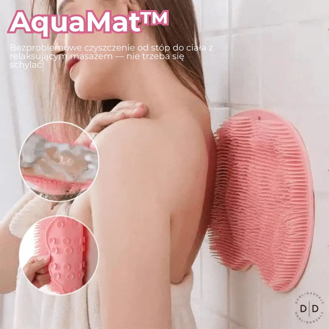 AquaMat™ | Jedyna mata prysznicowa, która czyści, chroni i masuje