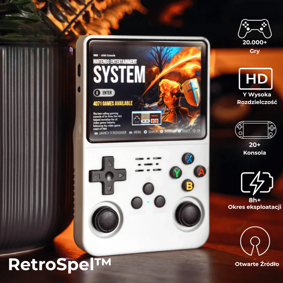 RetroSpel™ | Najlepsza przenośna konsola dla niekończącej się nostalgii