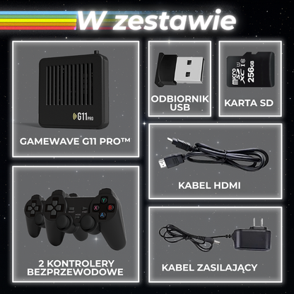 GameWave G11 Pro™ | Rozpal na nowo swoją dzieciństwo – Najlepsza Retro Gamingowa Odnowa!