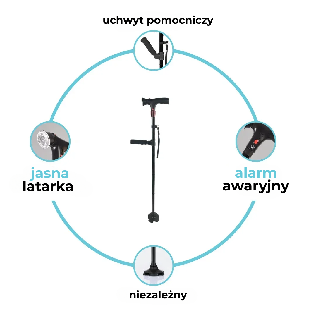 SafeWalk™ | Chodź bez strachu, wstawaj bez pomocy - odkryj nowy poziom wolności