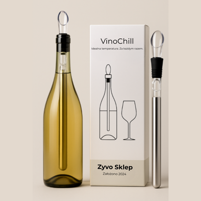 VinoChill™| Odkryj Sekret Idealnie Schłodzonego Wina w Kilka Sekund