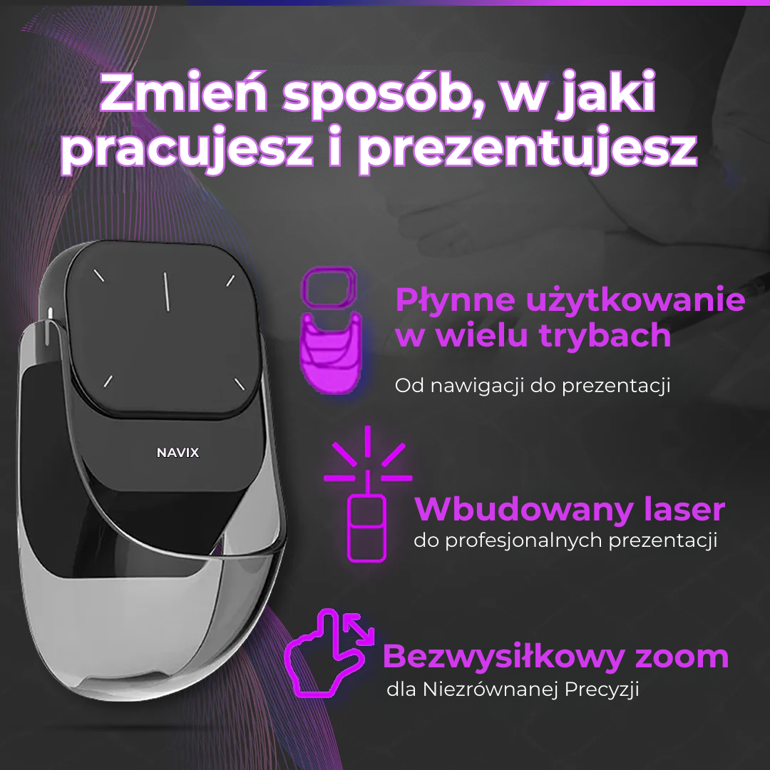 Navix | Jedna mysz, by kontrolować wszystko – ulepsz sposób, w jaki pracujesz, uczysz się i prezentujesz