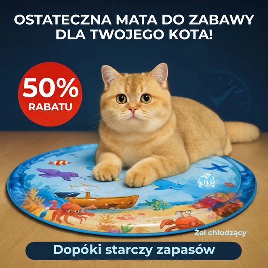 AquaFur™ | Twojemu Kotu Grozi Nuda i Przegrzanie? Czas na Matę, Którą Pokocha!