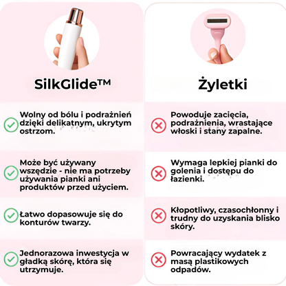 SilkGlide™ | Szybkie usuwanie owłosienia twarzy