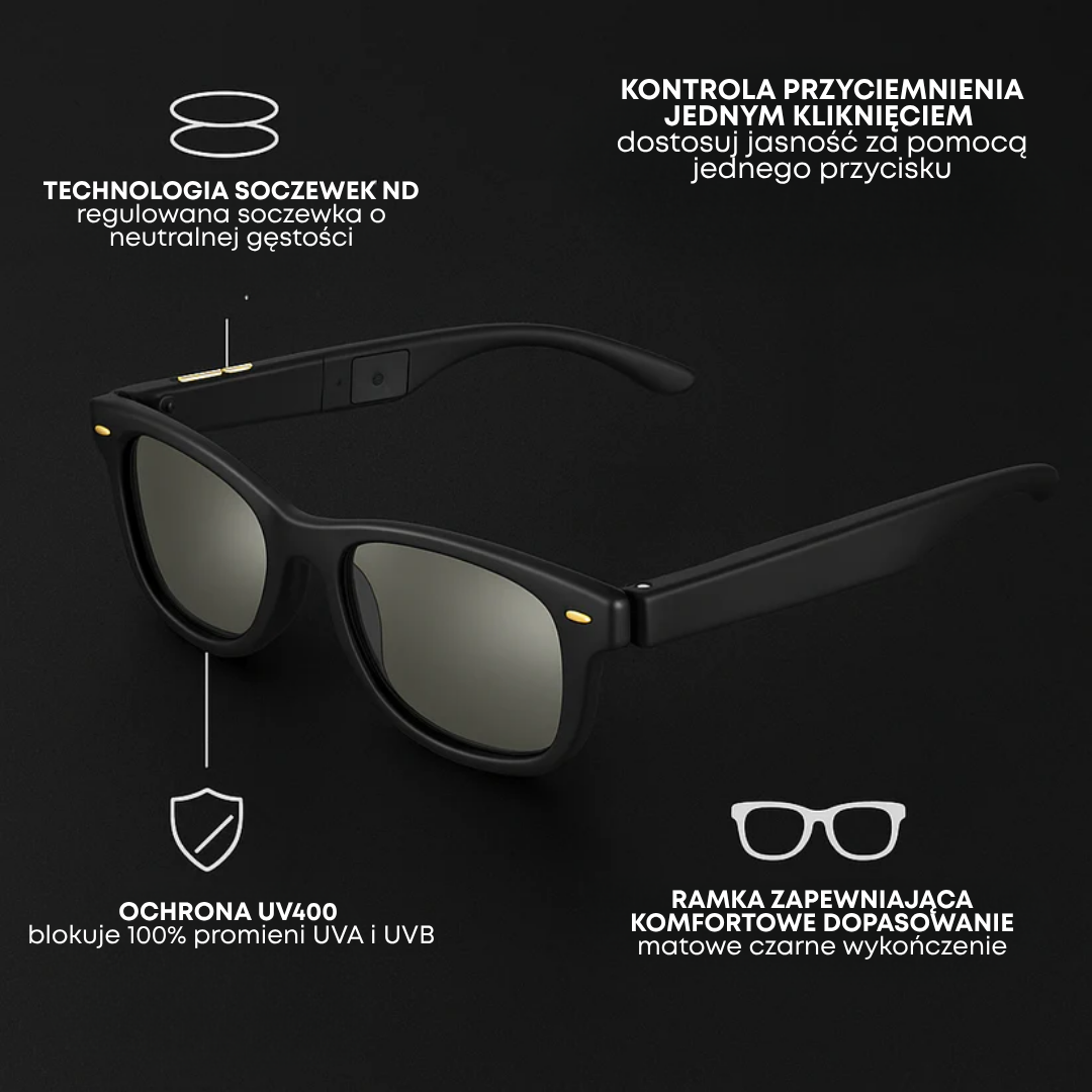 Lumex™ Premium Regulowane Okulary Przeciwsłoneczne | W końcu – idealne widzenie w każdym świetle ☀️😎