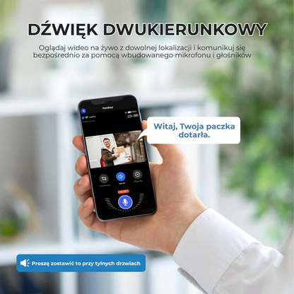 DoorGuard™ | Kto stoi pod Twoimi drzwiami? Zobacz natychmiast – z dowolnego miejsca na świecie