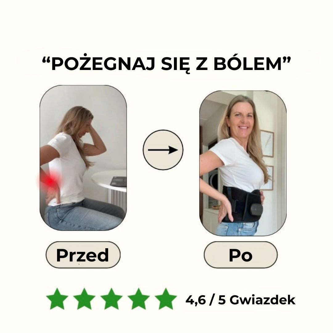 UlgaBelt™ | Twoje osobiste rozwiązanie z ciepłem i masażem!