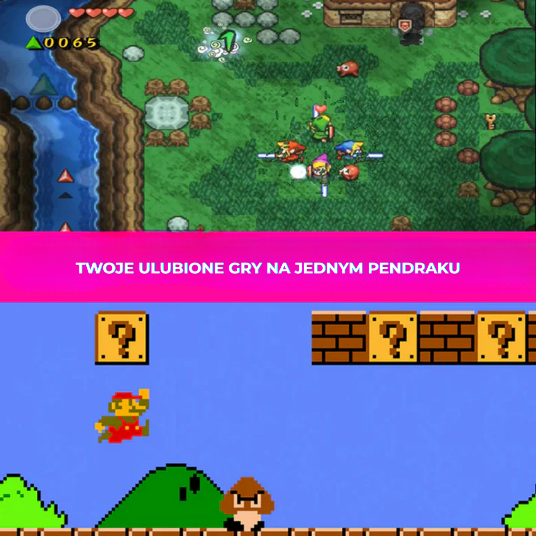 RetroGraj™ | Konsola bezprzewodowa 60 000+ licencjonowanych gier + 2 darmowe kontrolery