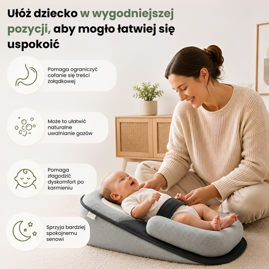 BabyKlin™ | Pomaga zapewnić wygodniejszą pozycję po karmieniu