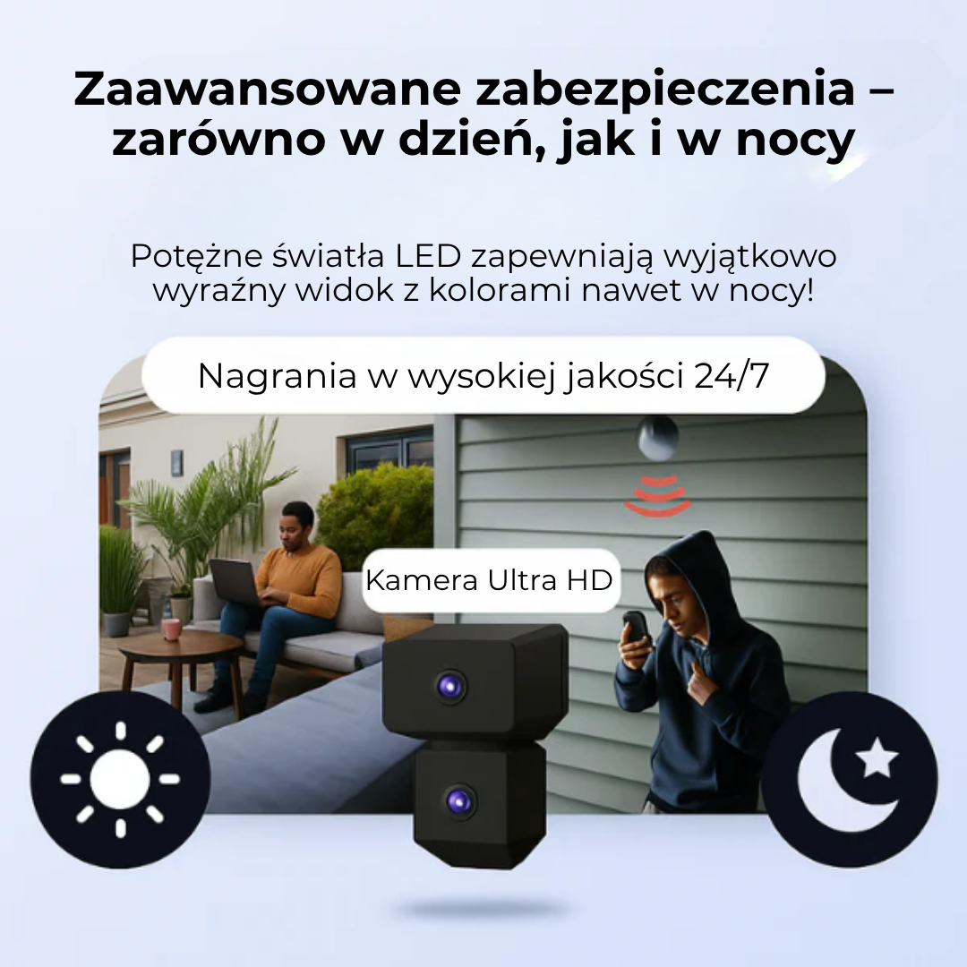 SafeEye™ | Pełne bezpieczeństwo – bez kabli, WiFi i komplikacji