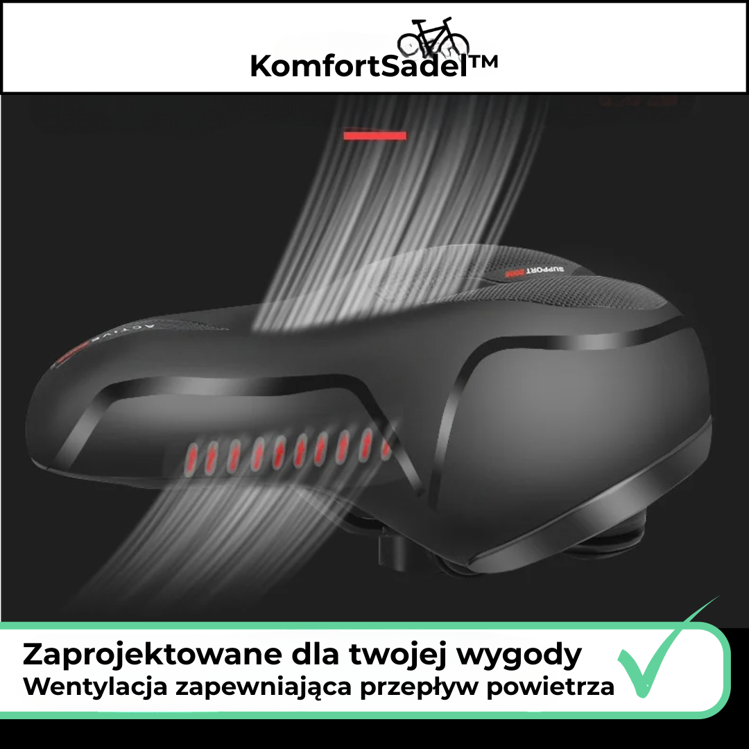 KomfortSadel™ | Najlepsze ulepszenie Twojego roweru dla jazdy bez bólu