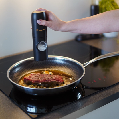 Kryve™ | Podnieś jakość swojego gotowania dzięki temu elektrycznemu zestawowi młynków do soli i pieprzu – bezwysiłkowy smak na wyciągnięcie ręki!