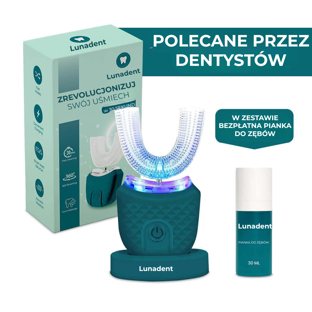 Lunadent™ | Rewolucja w szczotkowaniu – Czyste zęby, bez wysiłku