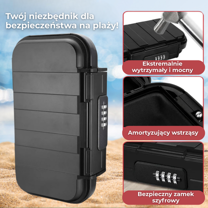 ValuLock™ | Zrelaksuj się bez obaw – Oto idealna plażowa skrytka na Twoje kosztowności!