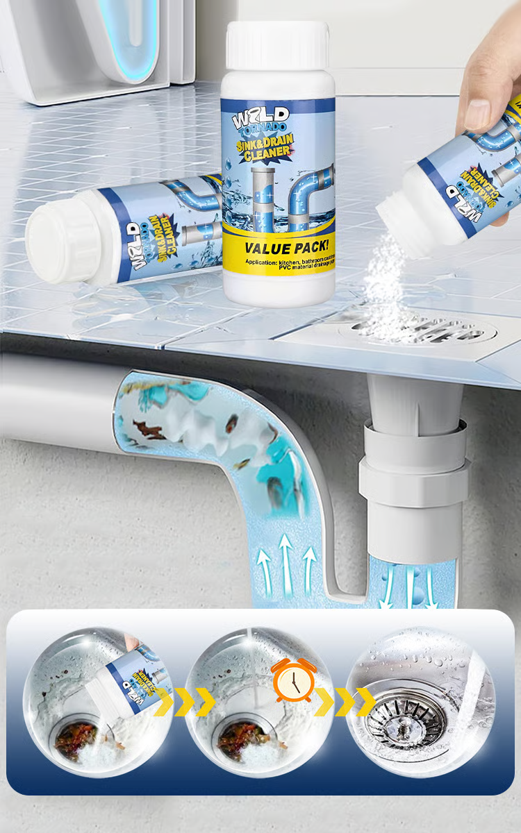 EcoFlow™ | Zatkane rury? Ten enzymatyczny środek usuwa zatory bez agresywnych chemikaliów!