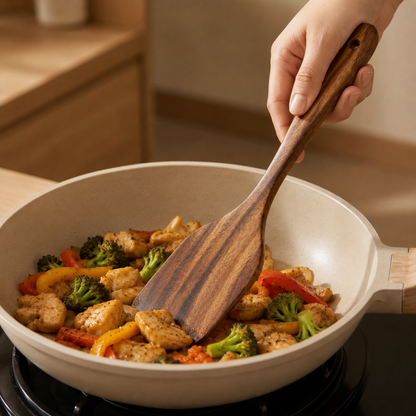 PureWood™ | 5-częściowy zestaw przyborów kuchennych z naturalnego drewna