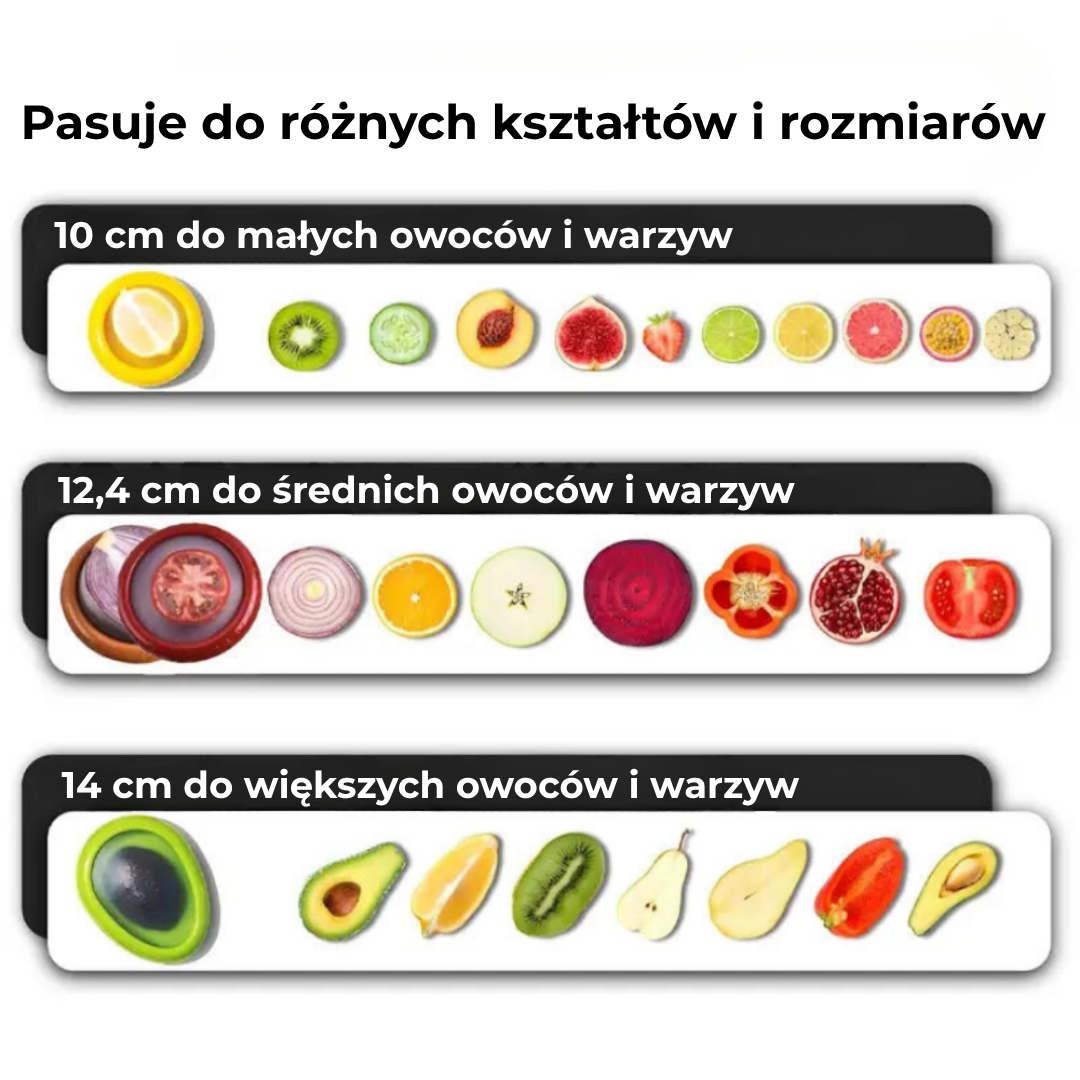 FreshKeeper™ | Pojemniki na owoce i warzywa z silikonową uszczelką