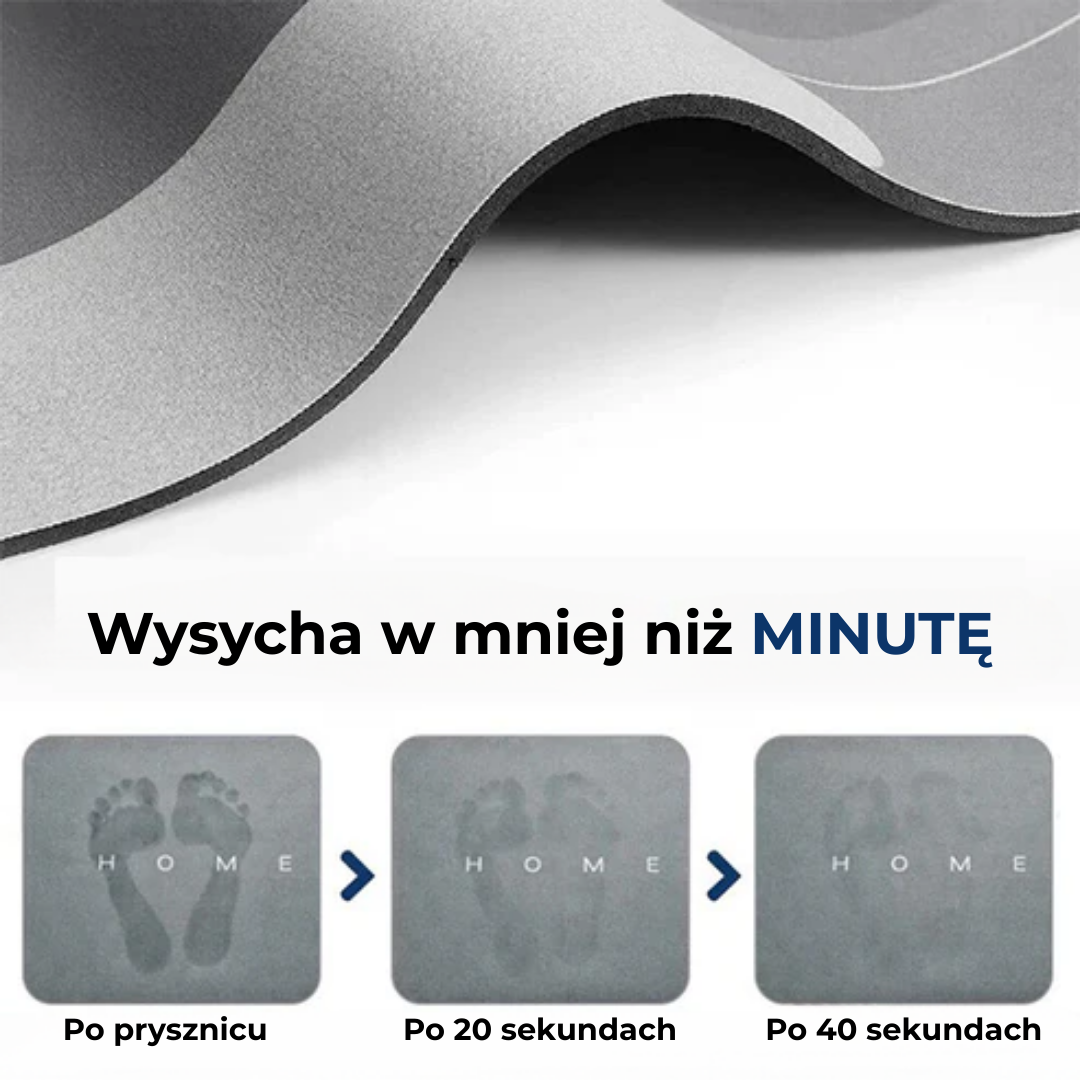 SoffiMat™ | Masz dość mokrych, śliskich podłóg? Ta mata schnie natychmiast!
