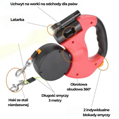 FlexiDuo™ | Najinteligentniejsza smycz, jaką kiedykolwiek będziesz mieć – dla dwóch psów jednocześnie