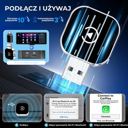 AutoSynk™ | Łatwe połączenie na każdą podróż — konfiguracja nie jest wymagana