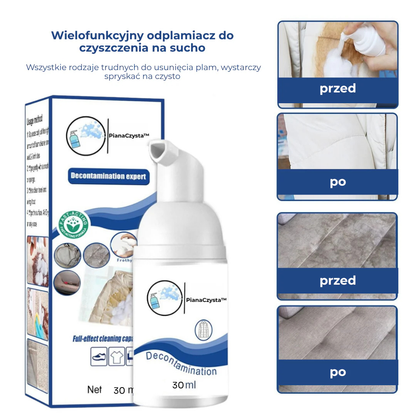 PianaCzysta™ | Błyskawiczny odplamiacz bez wody i szorowania!