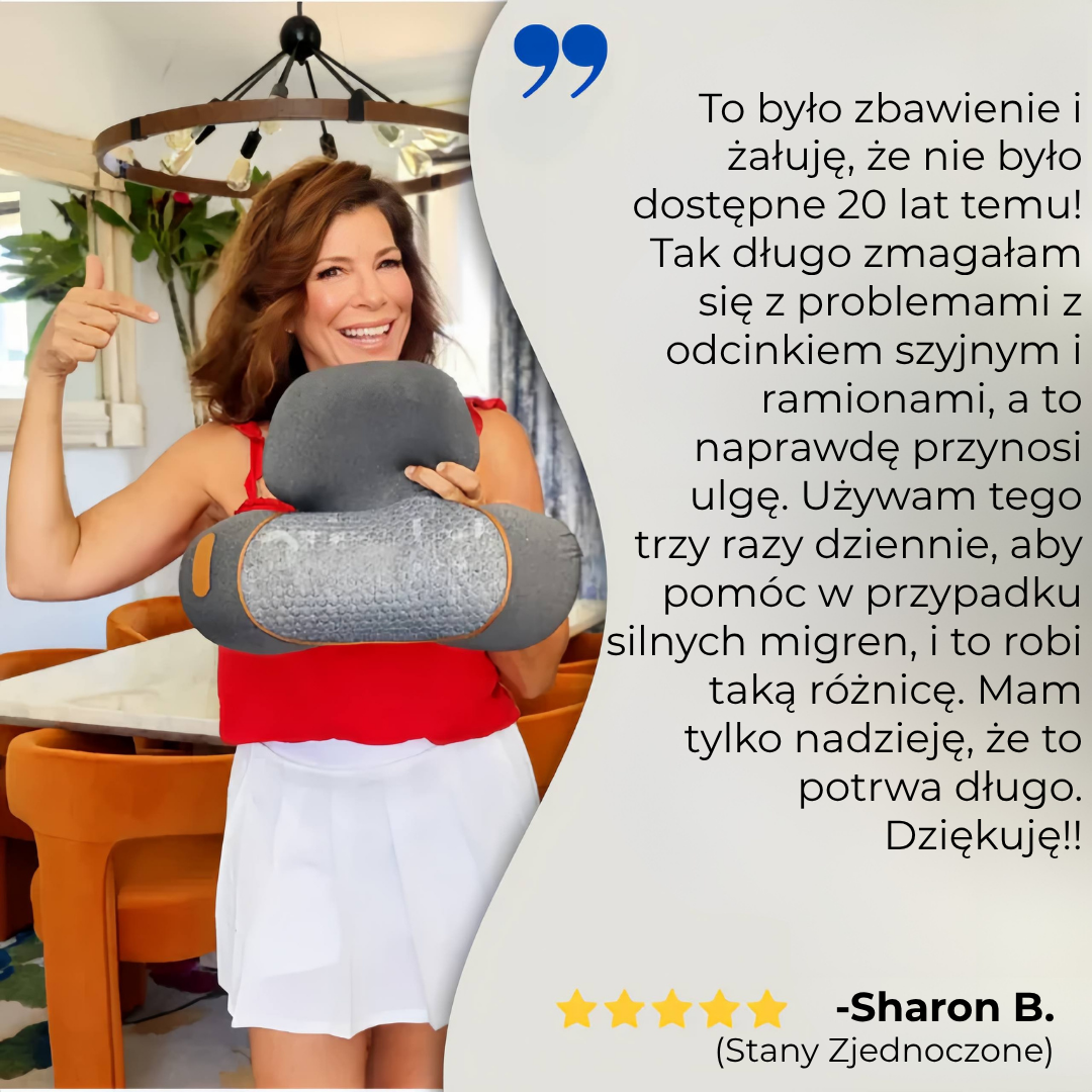 Nexora™ | Koniec z bólem szyi: 3-w-1 urządzenie, które resetuje Twój kręgosłup w 15 minut dziennie