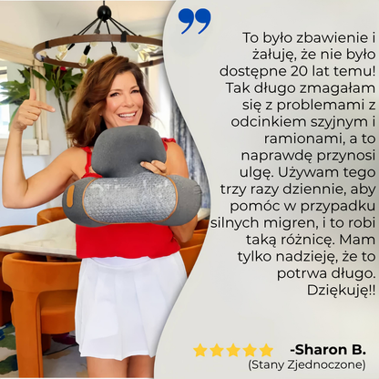 Nexora™ | Koniec z bólem szyi: 3-w-1 urządzenie, które resetuje Twój kręgosłup w 15 minut dziennie