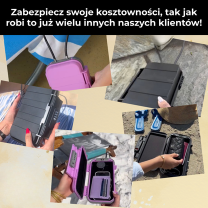 ValuLock™ | Zrelaksuj się bez obaw – Oto idealna plażowa skrytka na Twoje kosztowności!