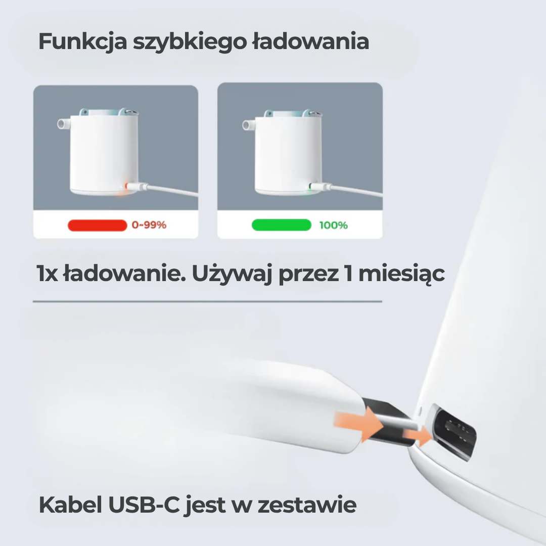 Airo™ | Kieszonkowa pompka z mocą, która zastępuje Twoje płuca!