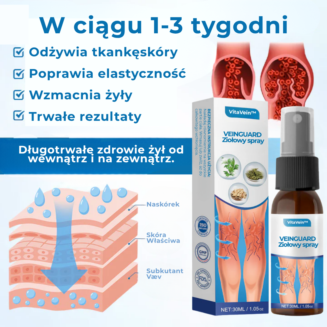 VitaVein™ | Naturalna ulga dla zmęczonych, ciężkich i opuchniętych nóg