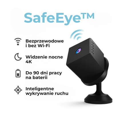 SafeEye™ | Pełne bezpieczeństwo – bez kabli, WiFi i komplikacji