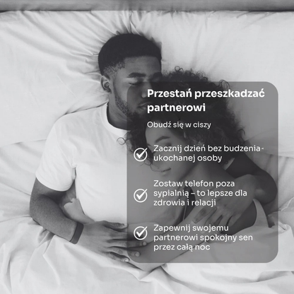 SilentRise™ – inteligentny budzik wibracyjny dla osób śpiących głęboko🌙