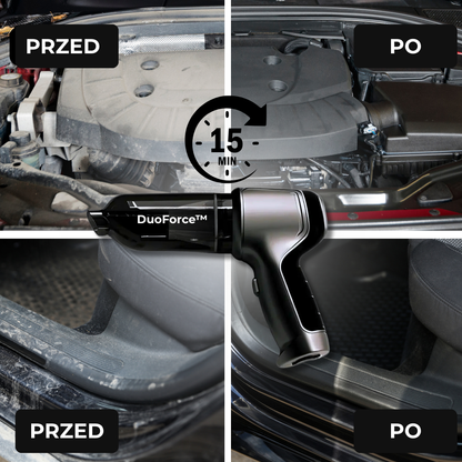 DuoForce™ | 💥 Two Functions. Jedno Urządzenie. Maksymalna Moc. DuoForce™ to rewolucja w czyszczeniu auta! 💨