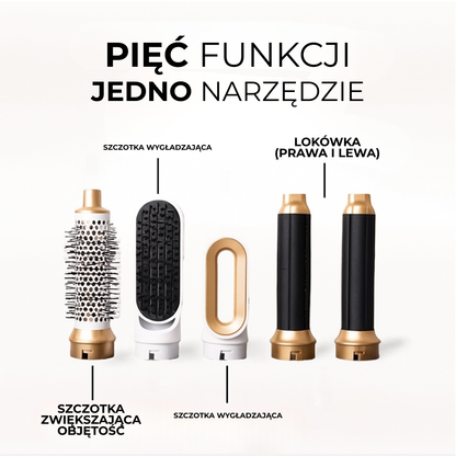 AirWave 5-in-1 | Efekt jak z salonu w domu – wystylizuj włosy w kilka minut