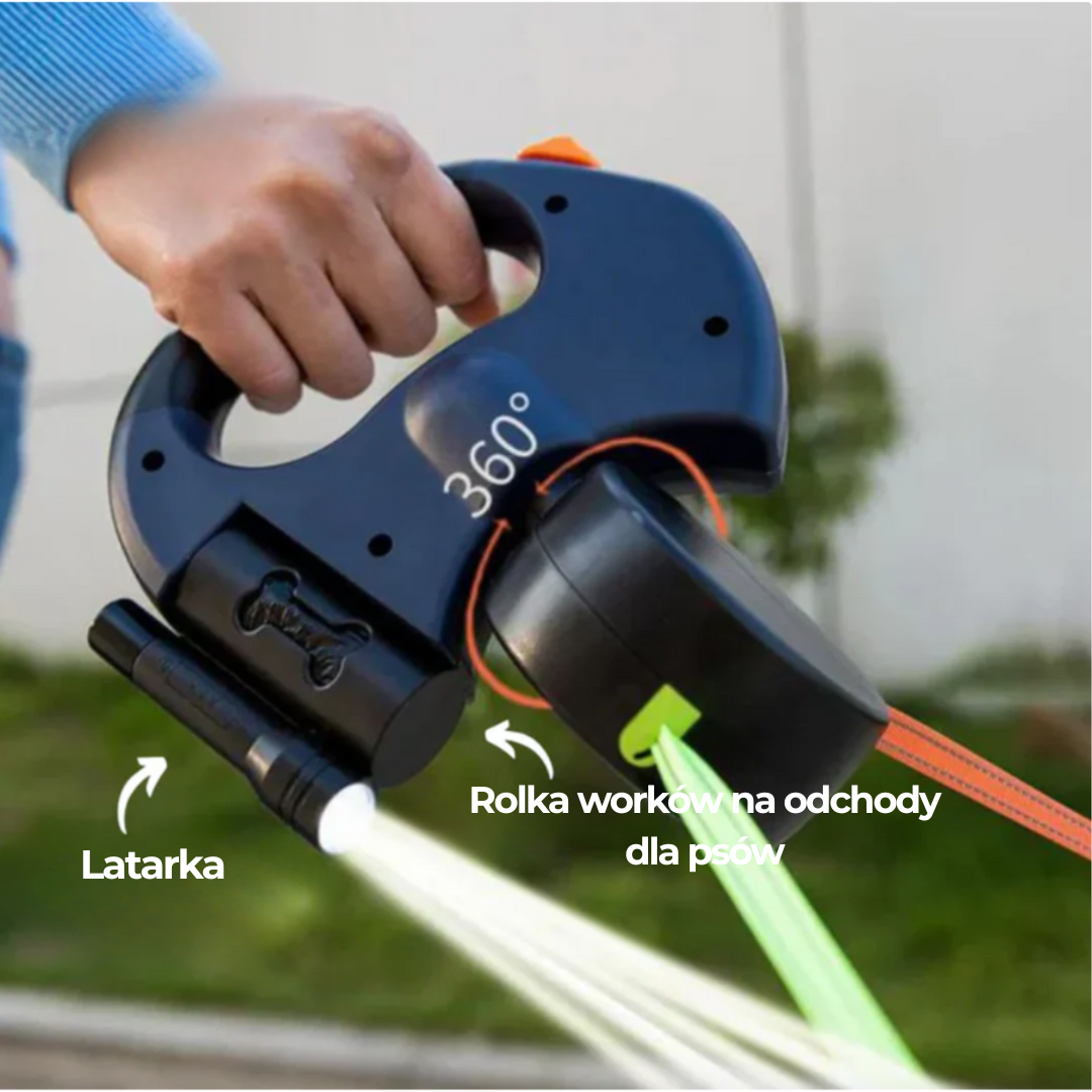 FlexiDuo™ | Najinteligentniejsza smycz, jaką kiedykolwiek będziesz mieć – dla dwóch psów jednocześnie