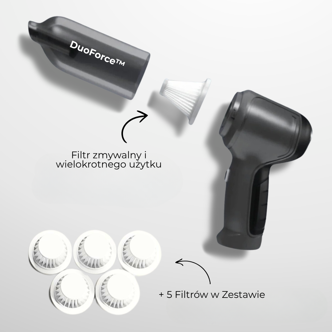 DuoForce™ | 💥 Two Functions. Jedno Urządzenie. Maksymalna Moc. DuoForce™ to rewolucja w czyszczeniu auta! 💨