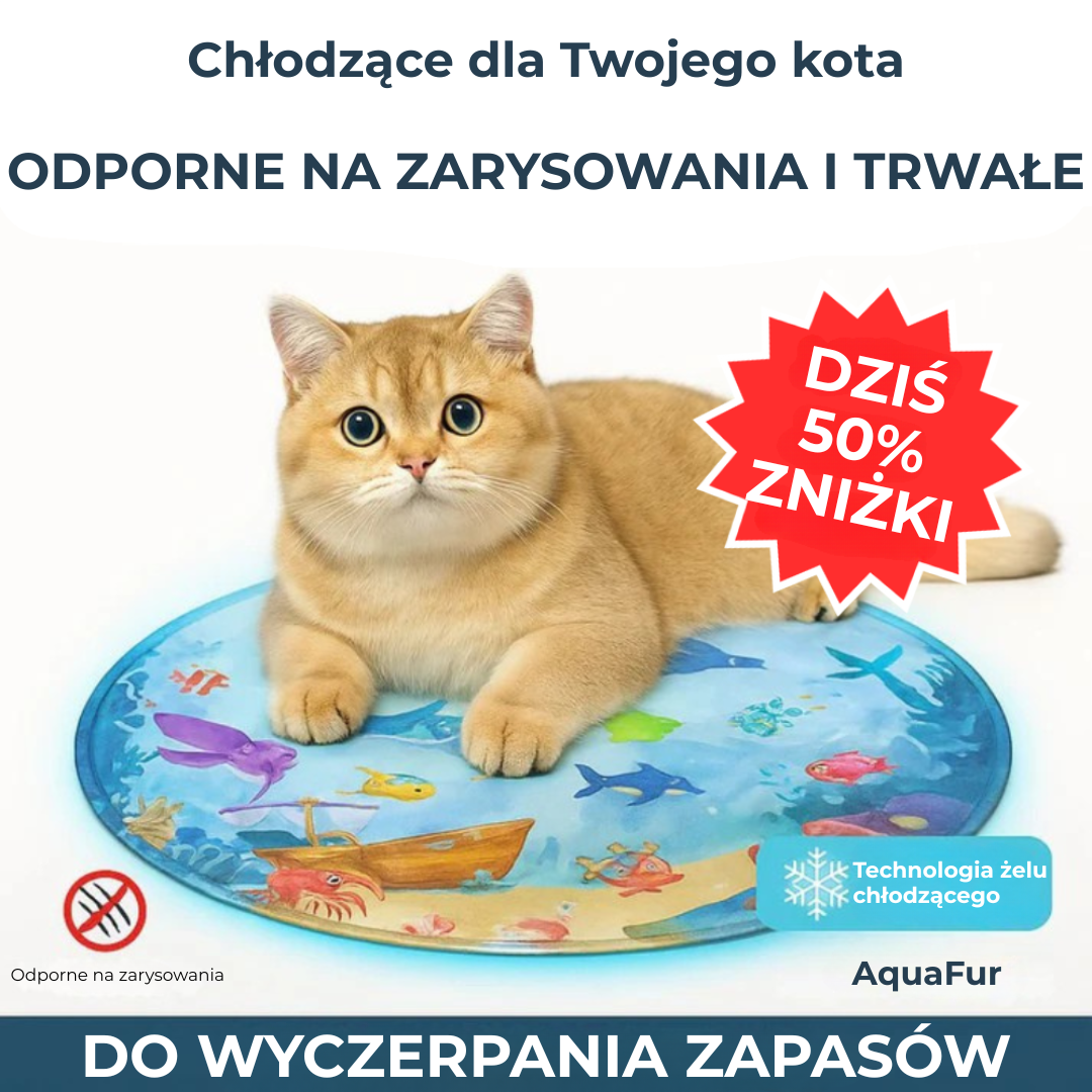 AquaFur™ | Twojemu Kotu Grozi Nuda i Przegrzanie? Czas na Matę, Którą Pokocha!