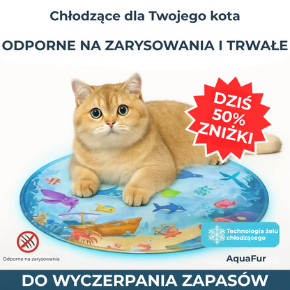 AquaFur™ | Twojemu Kotu Grozi Nuda i Przegrzanie? Czas na Matę, Którą Pokocha!