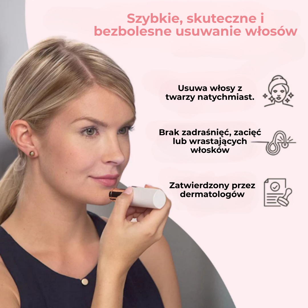 SilkGlide™ | Szybkie usuwanie owłosienia twarzy